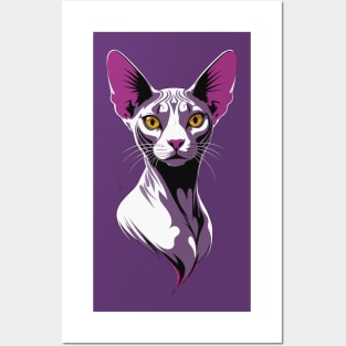 Sphynx Cat Posters and Art